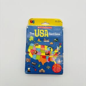 University Games Scholastic The USA Card Game Cards Still Sealed. Complete.